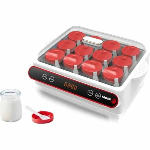 Yaourtiere FAGOR FG3215 12 pots - 40W - Bouton start/pause